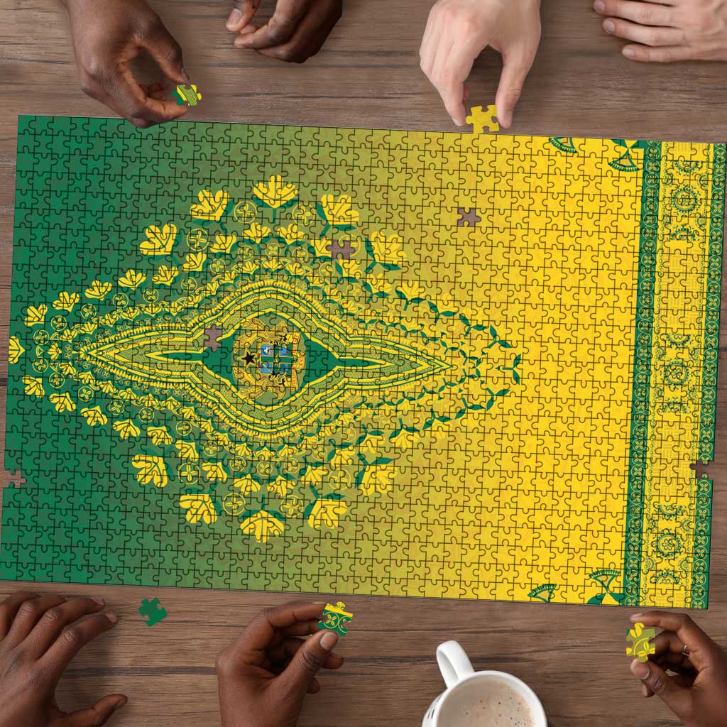 Ghana African Dashiki Puzzle