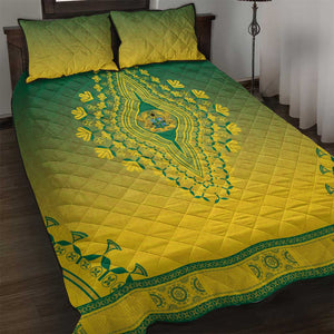 Afro Ghana Quilt Bed Set African Dashiki Style - African Pride