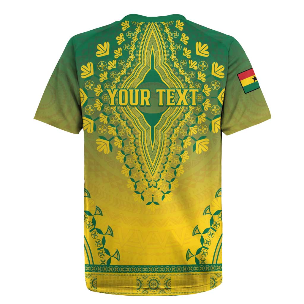 Personalized Afro Ghana Rugby Jersey African Dashiki Style - African Pride
