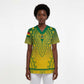 Personalized Ghana African Dashiki Scrub Top - African Pride