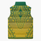 Personalized Ghana African Dashiki Sleeveless Puffer Jacket