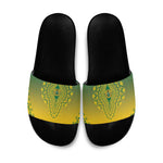 Ghana African Dashiki Slide Sandals
