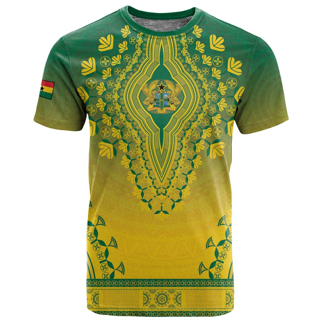 Personalized Afro Ghana T shirt African Dashiki Style - African Pride