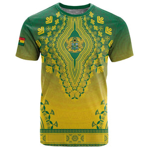 Personalized Afro Ghana T shirt African Dashiki Style - African Pride