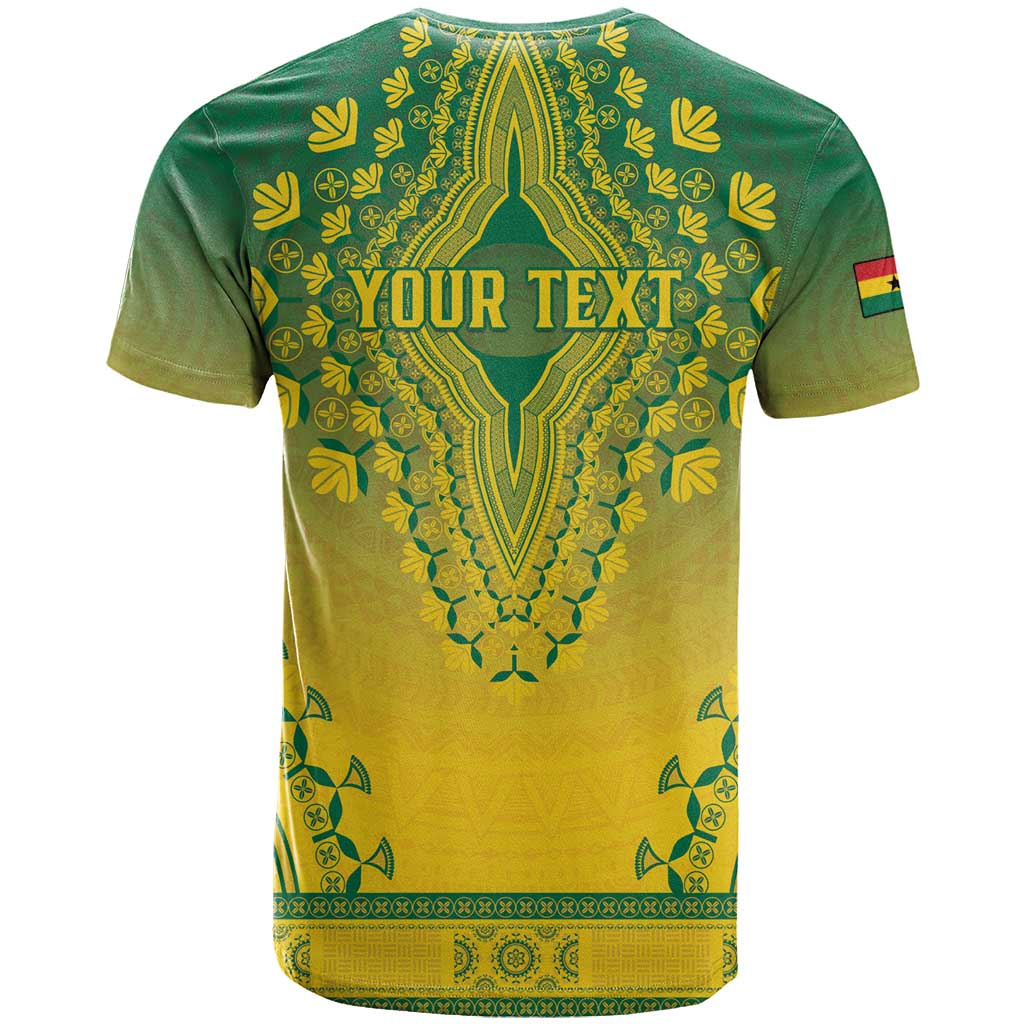 Personalized Afro Ghana T shirt African Dashiki Style - African Pride