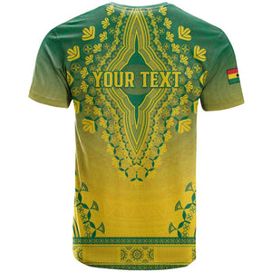 Personalized Afro Ghana T shirt African Dashiki Style - African Pride