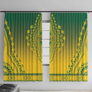 Afro Ghana Window Curtain African Dashiki Style - African Pride