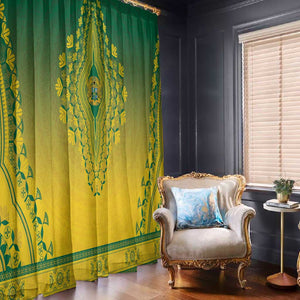 Afro Ghana Window Curtain African Dashiki Style - African Pride