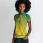 Personalized Afro Ghana Women Polo Shirt African Dashiki Style - African Pride
