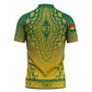 Personalized Ghana African Dashiki Zipper Polo Shirt
