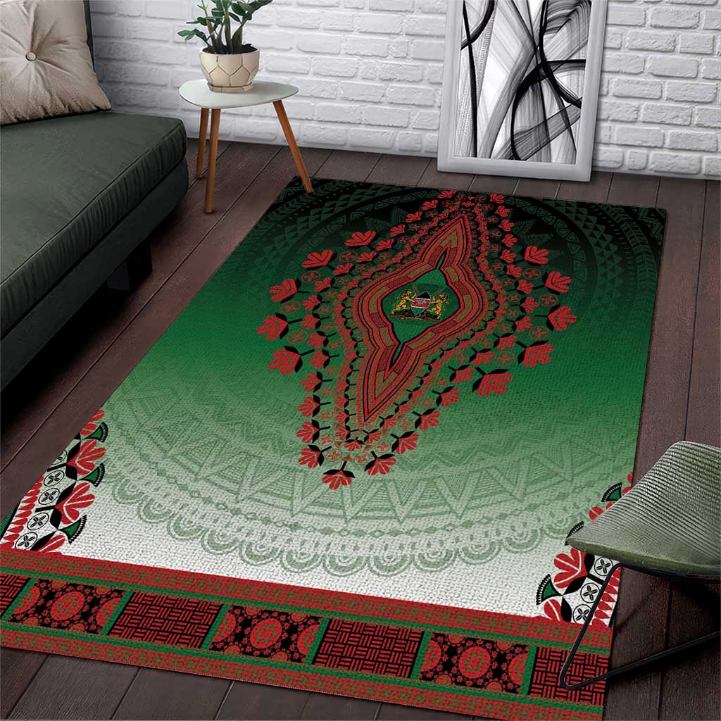Afro Kenya Area Rug African Dashiki Style - African Pride