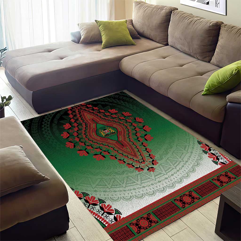 Afro Kenya Area Rug African Dashiki Style - African Pride