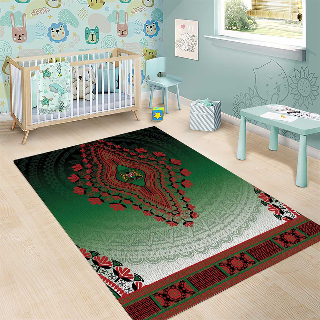 Afro Kenya Area Rug African Dashiki Style - African Pride