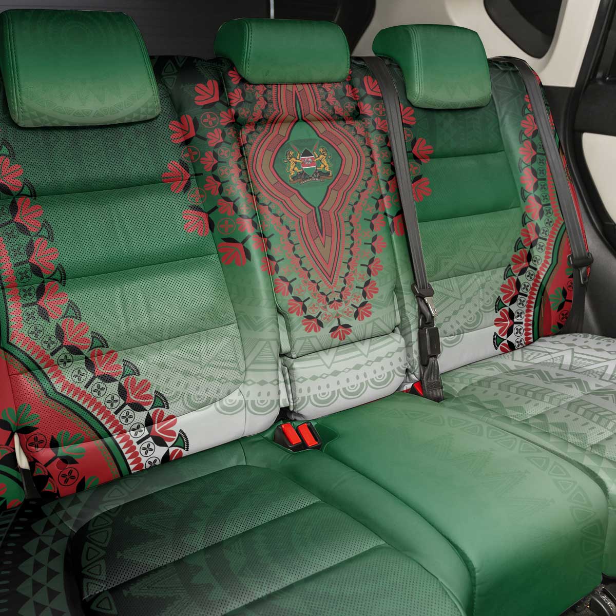 Afro Kenya Back Car Seat Cover African Dashiki Style - African Pride