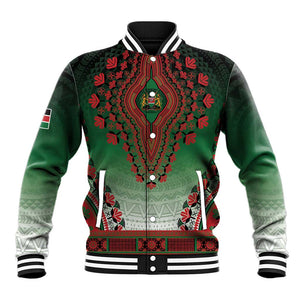 Personalized Afro Kenya Baseball Jacket African Dashiki Style - African Pride