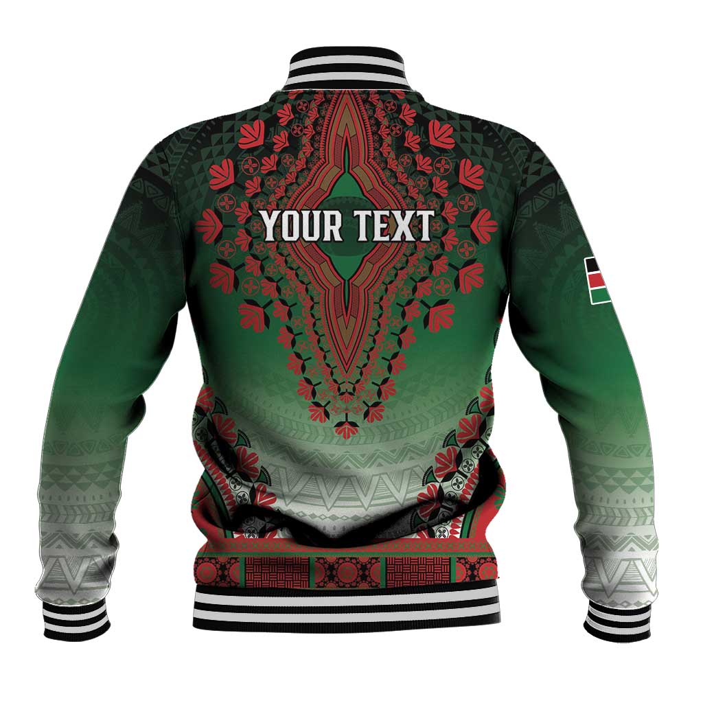 Personalized Afro Kenya Baseball Jacket African Dashiki Style - African Pride