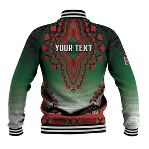 Personalized Afro Kenya Baseball Jacket African Dashiki Style - African Pride