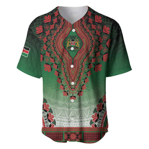 Personalized Afro Kenya Baseball Jersey African Dashiki Style - African Pride