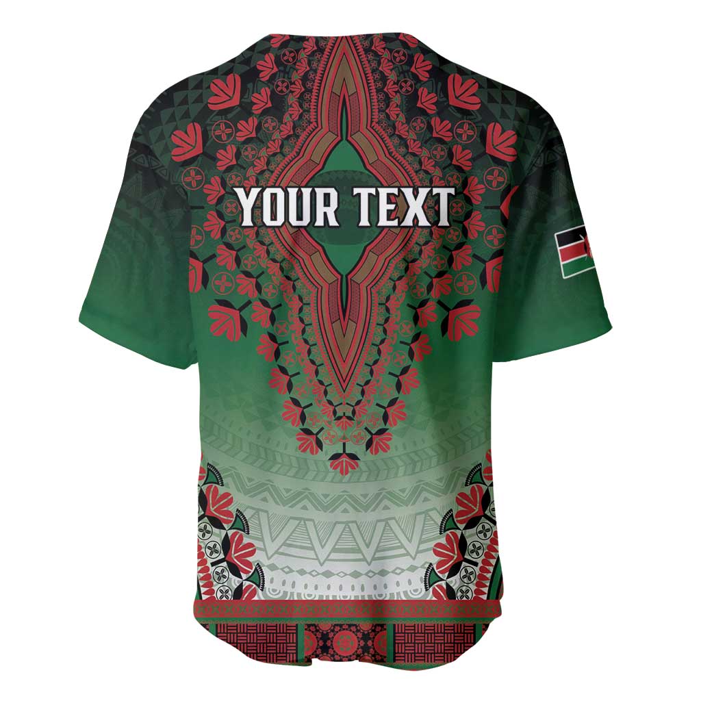 Personalized Afro Kenya Baseball Jersey African Dashiki Style - African Pride