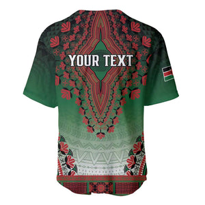 Personalized Afro Kenya Baseball Jersey African Dashiki Style - African Pride