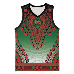 Personalized Afro Kenya Basketball Jersey African Dashiki Style - African Pride