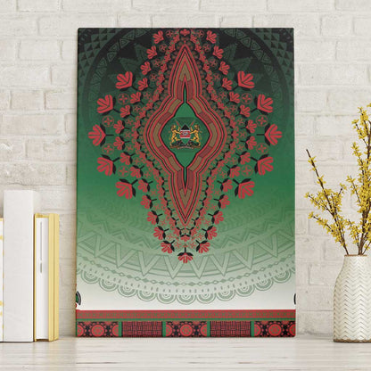 Afro Kenya Canvas Wall Art African Dashiki Style - African Pride