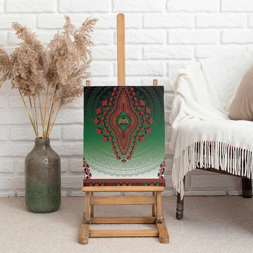 Afro Kenya Canvas Wall Art African Dashiki Style - African Pride