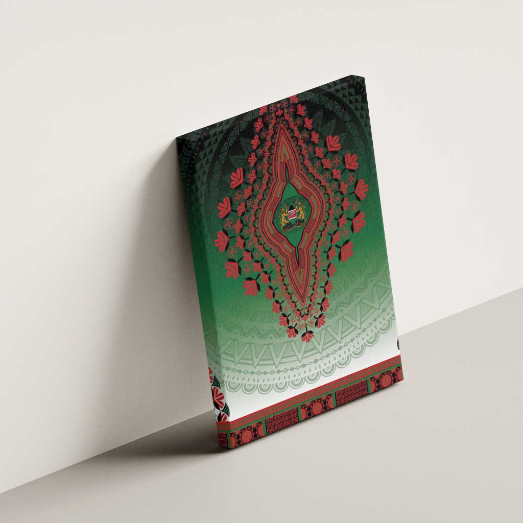 Afro Kenya Canvas Wall Art African Dashiki Style - African Pride