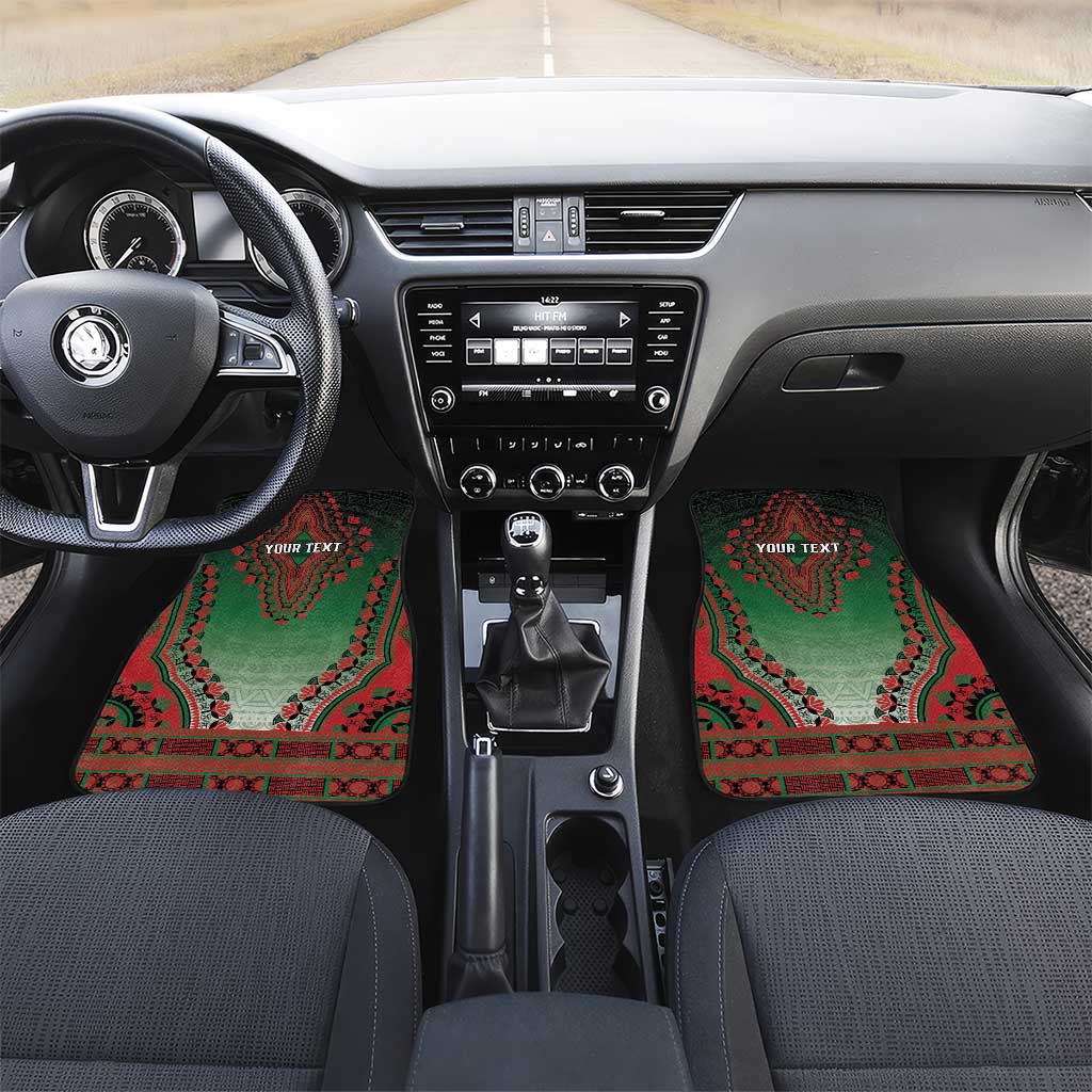 Personalized Afro Kenya Car Mats African Dashiki Style - African Pride