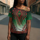Personalized Kenya African Dashiki Cross Shoulder Shirt