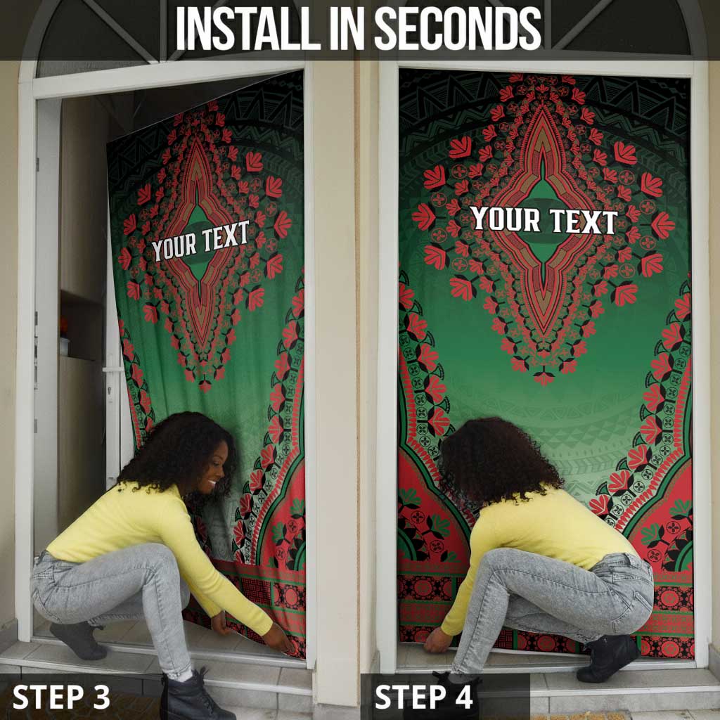 Personalized Kenya African Dashiki Door Cover