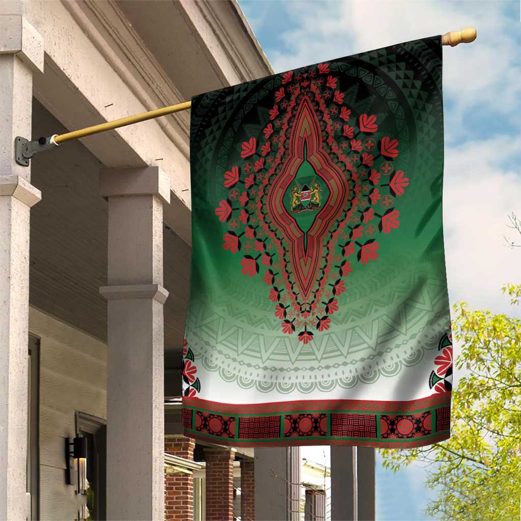 Afro Kenya Garden Flag African Dashiki Style - African Pride