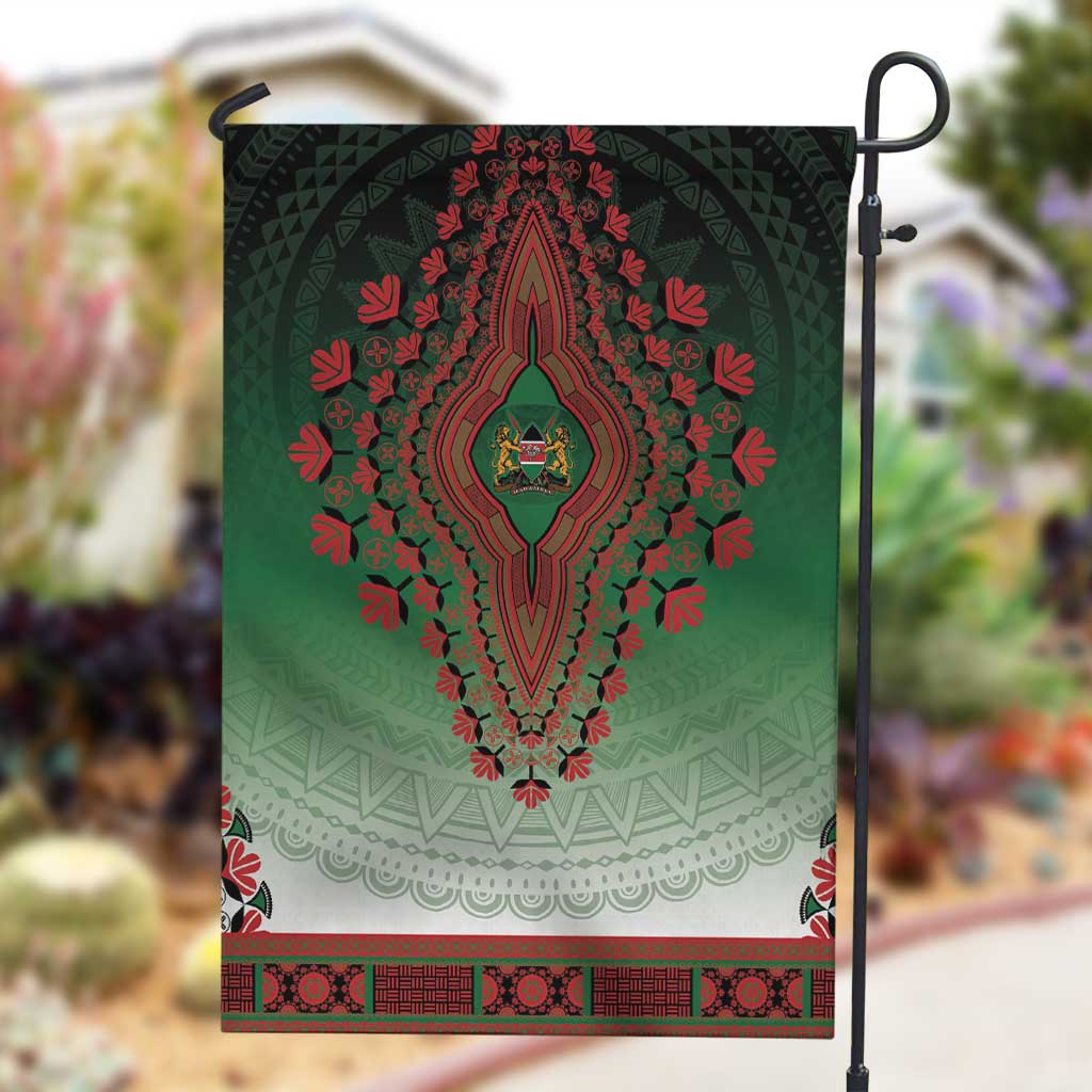 Afro Kenya Garden Flag African Dashiki Style - African Pride