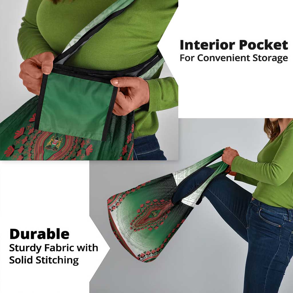Afro Kenya Grocery Bag African Dashiki Style - African Pride