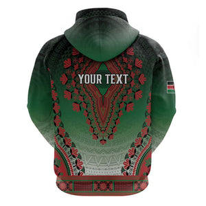 Personalized Afro Kenya Hoodie African Dashiki Style - African Pride