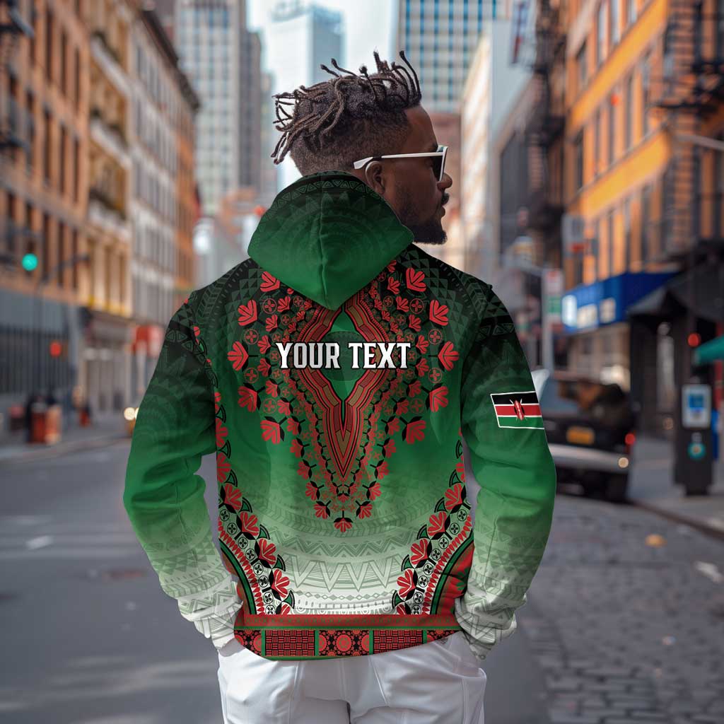 Personalized Afro Kenya Hoodie African Dashiki Style - African Pride
