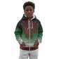 Personalized Afro Kenya Kid Hoodie African Dashiki Style - African Pride