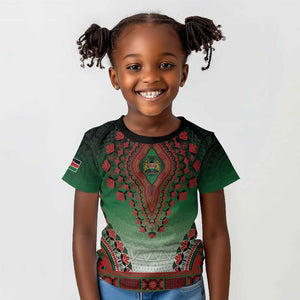 Personalized Afro Kenya Kid T shirt African Dashiki Style - African Pride