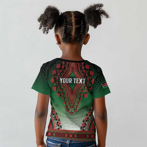 Personalized Afro Kenya Kid T shirt African Dashiki Style - African Pride