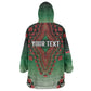 Personalized Afro Kenya Kid Wearable Blanket Hoodie African Dashiki Style - African Pride