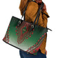 Afro Kenya Leather Tote Bag African Dashiki Style - African Pride