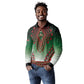 Personalized Afro Kenya Long Sleeve Polo Shirt African Dashiki Style - African Pride