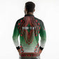 Personalized Afro Kenya Long Sleeve Polo Shirt African Dashiki Style - African Pride