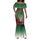 Personalized Afro Kenya Mermaid Dress African Dashiki Style - African Pride