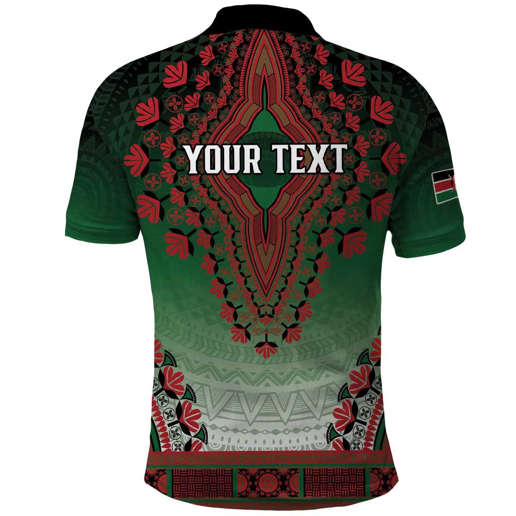 Personalized Afro Kenya Polo Shirt African Dashiki Style - African Pride