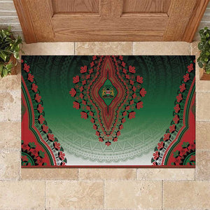 Afro Kenya Rubber Doormat African Dashiki Style - African Pride