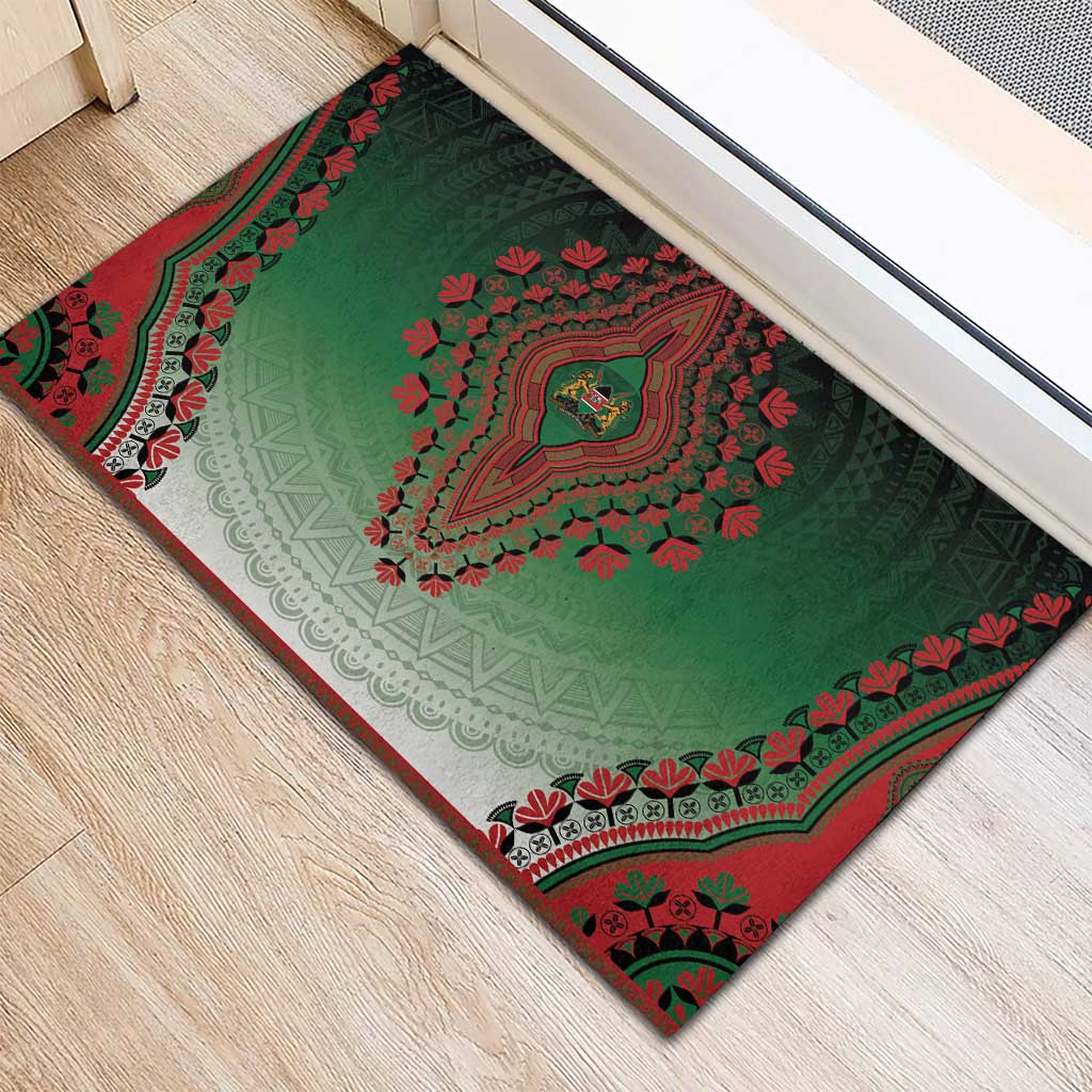 Afro Kenya Rubber Doormat African Dashiki Style - African Pride