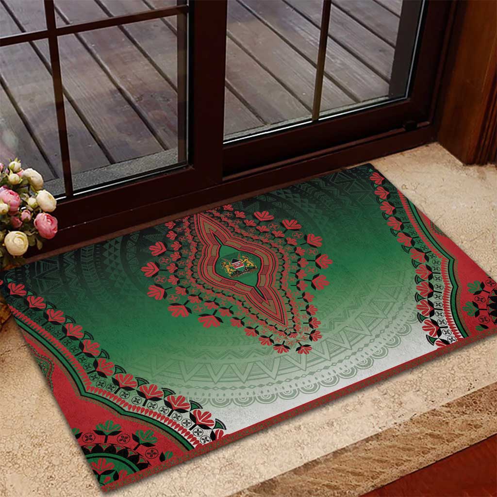 Afro Kenya Rubber Doormat African Dashiki Style - African Pride