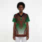 Personalized Kenya African Dashiki Scrub Top - African Pride