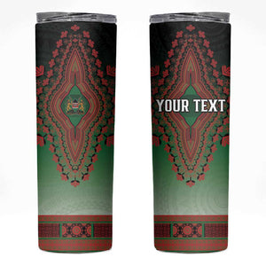 Personalized Afro Kenya Skinny Tumbler African Dashiki Style - African Pride